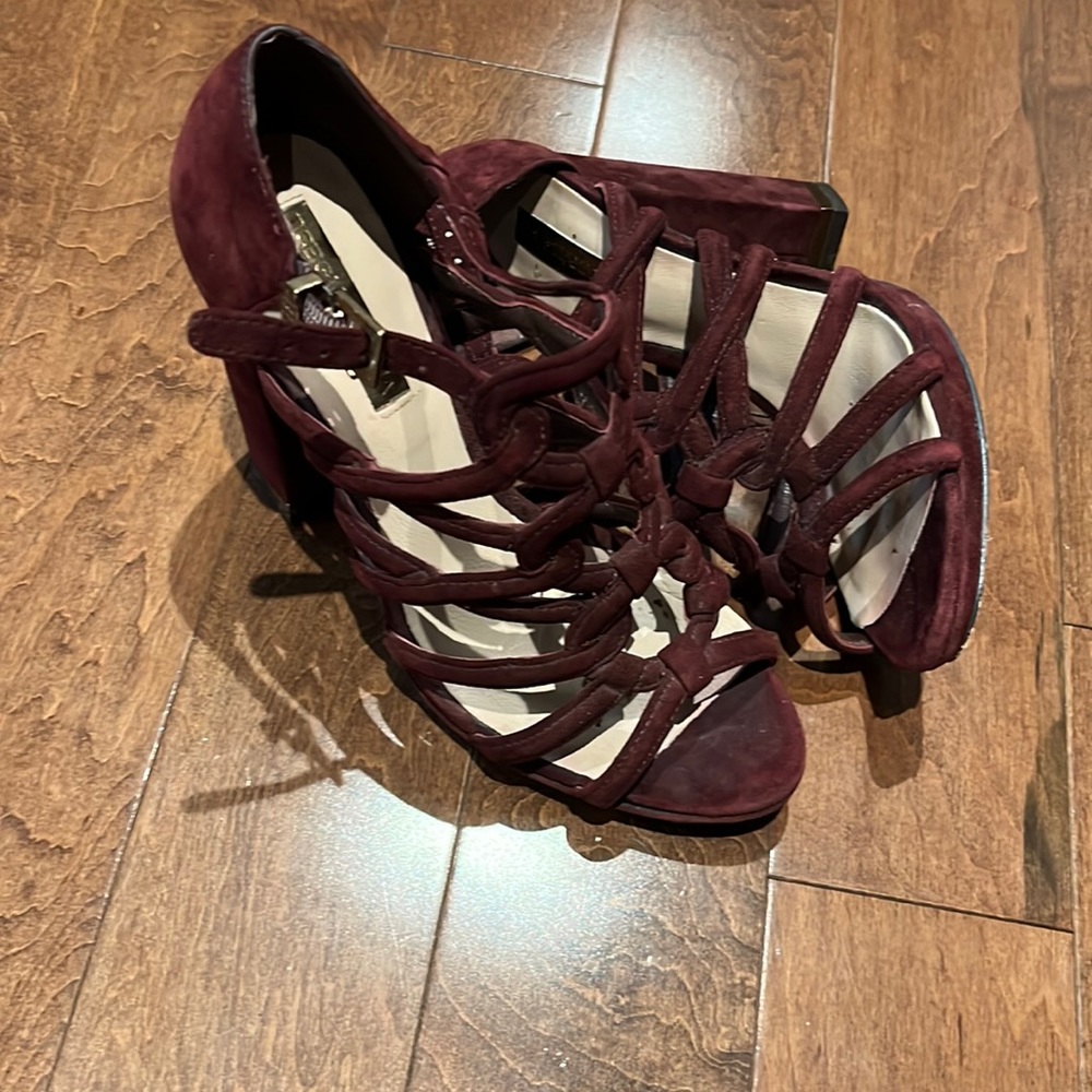 Burgundy BCBG Max Azria heels